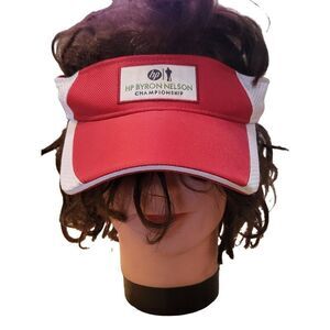 PGA Imperial Visor HP Byron‎ Nelson Championship Red Embroidered Sportswear